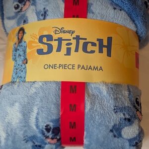 Disney Stitch Light Blue One-Piece Pajama